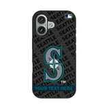 Seattle Mariners Personalized Tilt Bump Phone Case for Apple iPhone