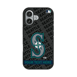 Seattle Mariners Personalized Tilt Bump Phone Case for Apple iPhone