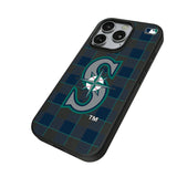 Seattle Mariners Plaid MagSafe Compatible Phone Case for Apple iPhone