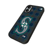 Seattle Mariners Plaid MagSafe Compatible Phone Case for Apple iPhone