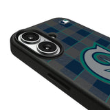 Seattle Mariners Plaid MagSafe Compatible Phone Case for Apple iPhone
