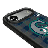 Seattle Mariners Plaid MagSafe Compatible Phone Case for Apple iPhone