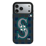 Seattle Mariners Plaid MagSafe Compatible Phone Case for Apple iPhone