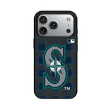 Seattle Mariners Plaid MagSafe Compatible Phone Case for Apple iPhone