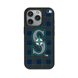 Seattle Mariners Plaid MagSafe Compatible Phone Case for Apple iPhone