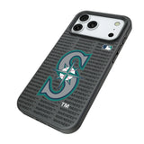 Seattle Mariners Text Backdrop Bump Phone Case for Apple iPhone
