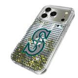 Seattle Mariners Text Backdrop Glitter Phone Case for Apple iPhone
