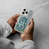 Seattle Mariners Text Backdrop Glitter Phone Case for Apple iPhone