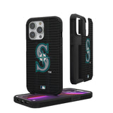 Seattle Mariners Text Backdrop Rugged Phone Case for Apple iPhone