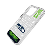 Seattle Seahawks 2026 Super Bowl Clear Phone Case for Apple iPhone