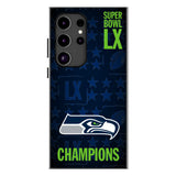 Seattle Seahawks 2026 Super Bowl MagSafe Compatible Phone Case for Samsung Galaxy