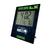 Seattle Seahawks 2026 Super Bowl Wall Clock