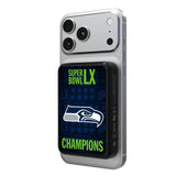 Seattle Seahawks 2026 Super Bowl Wireless Mag Power Bank
