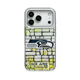 Seattle Seahawks Brick Glitter Phone Case for Apple iPhone