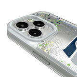 Seattle Seahawks Confetti Glitter Phone Case for Apple iPhone