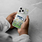 Seattle Seahawks Confetti Glitter Phone Case for Apple iPhone