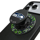 Seattle Seahawks Confetti PopSockets Magnetic Phone Grip and Stand