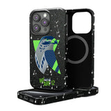 Seattle Seahawks Deco Black Bling Phone Case for Apple iPhone