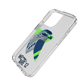 Seattle Seahawks Deco Clear Phone Case for Apple iPhone
