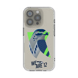 Seattle Seahawks Deco Clear Phone Case for Apple iPhone
