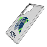 Seattle Seahawks Deco Clear Phone Case for Samsung Galaxy
