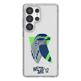 Seattle Seahawks Deco Clear Phone Case for Samsung Galaxy