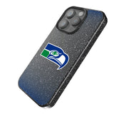 Seattle Seahawks Historic Collection Linen Black Bling Phone Case for Apple iPhone