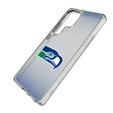 Seattle Seahawks Historic Collection Linen Clear Phone Case for Samsung Galaxy