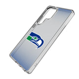 Seattle Seahawks Historic Collection Linen Clear Phone Case for Samsung Galaxy