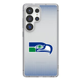 Seattle Seahawks Historic Collection Linen Clear Phone Case for Samsung Galaxy