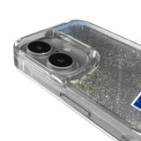 Seattle Seahawks Historic Collection Linen Glitter Phone Case for Apple iPhone