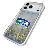 Seattle Seahawks Historic Collection Linen Glitter Phone Case for Apple iPhone