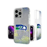 Seattle Seahawks Historic Collection Linen Glitter Phone Case for Apple iPhone