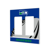 Seattle Seahawks Historic Collection Passtime Hidden-Screw Light Switch Plate