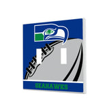 Seattle Seahawks Historic Collection Passtime Hidden-Screw Light Switch Plate