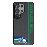 Seattle Seahawks Historic Collection Personalized Sidebard MagSafe Compatible Phone Case for Samsung Galaxy