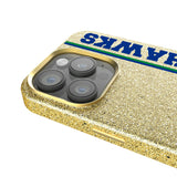 Seattle Seahawks Historic Collection Sidebar Bling Phone Case for Apple iPhone