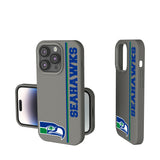 Seattle Seahawks Historic Collection Sidebar Soft Touch Phone Case for Apple iPhone