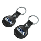 Seattle Seahawks Insignia Black Airtag Holder 2-Pack
