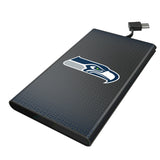 Seattle Seahawks Linen 5000mAh Flat Powerbank