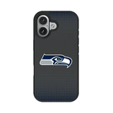 Seattle Seahawks Linen Bump Phone Case for Apple iPhone