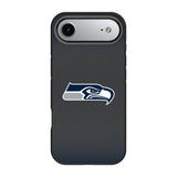 Seattle Seahawks Linen Bump Phone Case for Apple iPhone