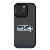 Seattle Seahawks Linen Bump Phone Case for Apple iPhone