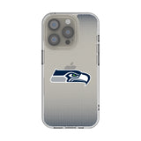 Seattle Seahawks Linen Clear Phone Case for Apple iPhone