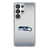 Seattle Seahawks Linen Clear Phone Case for Samsung Galaxy