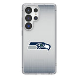 Seattle Seahawks Linen Clear Phone Case for Samsung Galaxy
