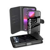 Seattle Seahawks Monocolor Tilt Wallet Phone Case for Samsung Galaxy