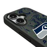 Seattle Seahawks Paisley Bump Phone Case for Apple iPhone