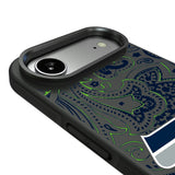 Seattle Seahawks Paisley Bump Phone Case for Apple iPhone