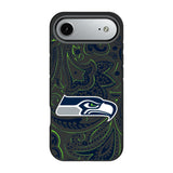 Seattle Seahawks Paisley Bump Phone Case for Apple iPhone